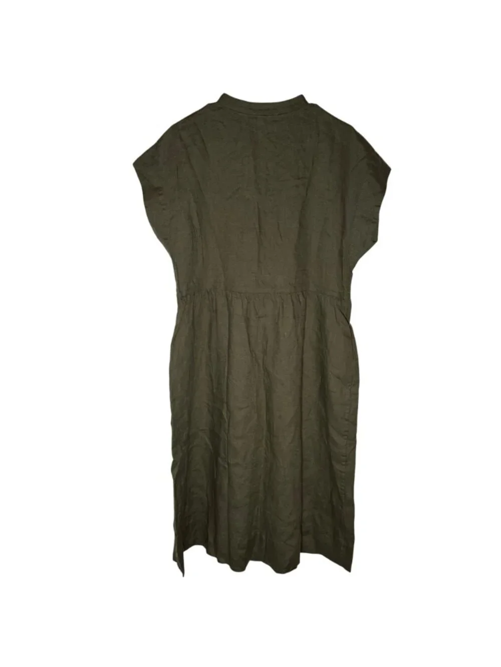 Everlane The Craft Dress in Linen Women's Size Small Kalamata Olive Green NWT! - Picture 6 of 6